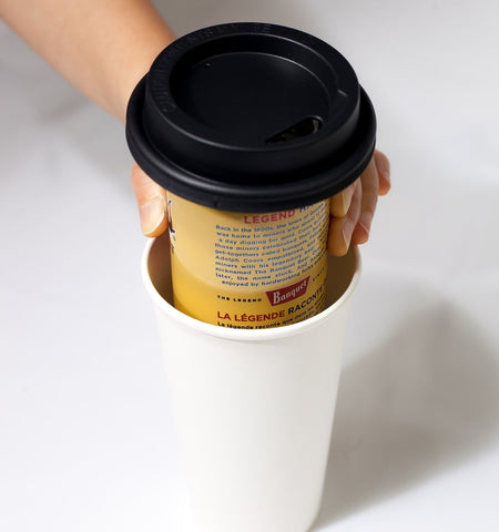 Image of 25 Disposable Coffee Cups For 12 and 16oz (473ml) Cans