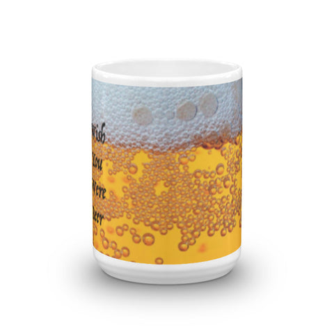 Image of Wish you were beer mug