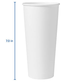 25 Disposable Coffee Cups For 12 and 16oz (473ml) Cans