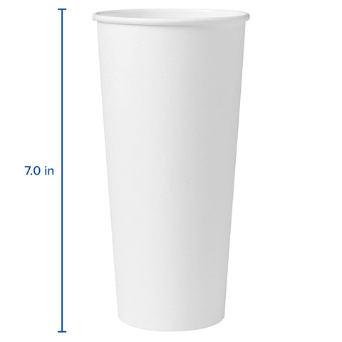 25 Disposable Coffee Cups For 12 and 16oz (473ml) Cans