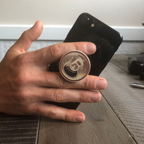 Image of Beer Can Pop Top and Car Mount